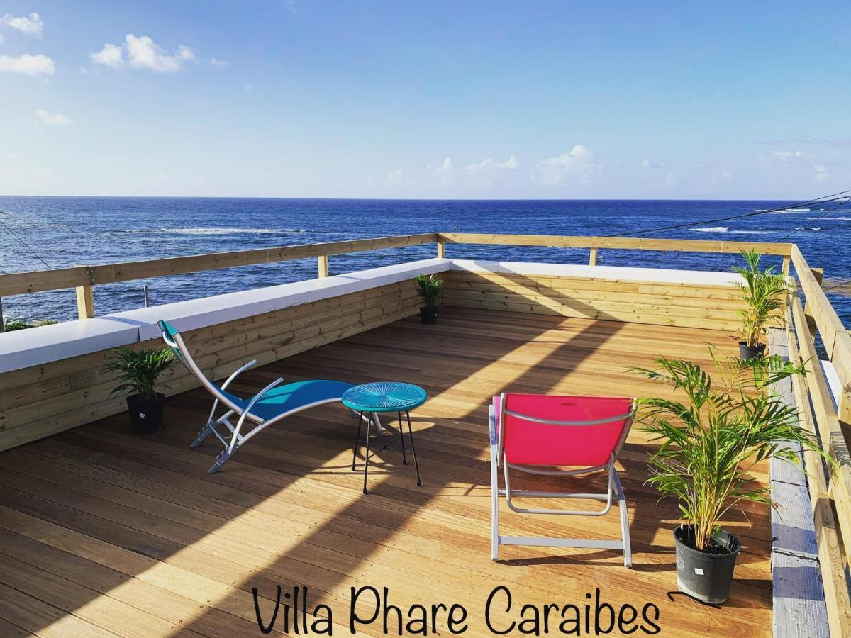 Villa Phare Caraibes Guadeloupe - Rooftop Jacuzzi & Ocean View Ле-Муль Екстер'єр фото